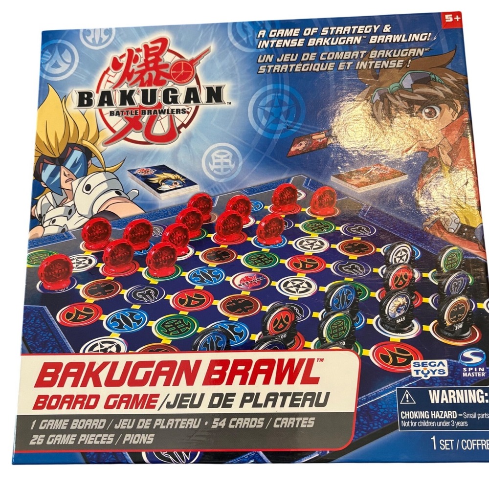 Bakugan Battle Brawlers Bakugan Brawl Board Game 2008 Spin Master Sega Toys